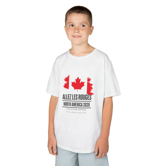 🇨🇦 Canada Maple Leafs Kids T-Shirt | North America 2026